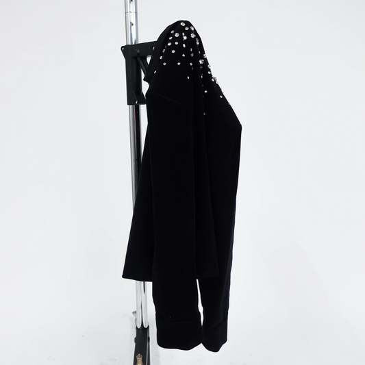 'MULHOLLAND DRIVE' CRYSTAL EMBELLISHED CORDUROY JACKET (ENQUIRY ONLY)