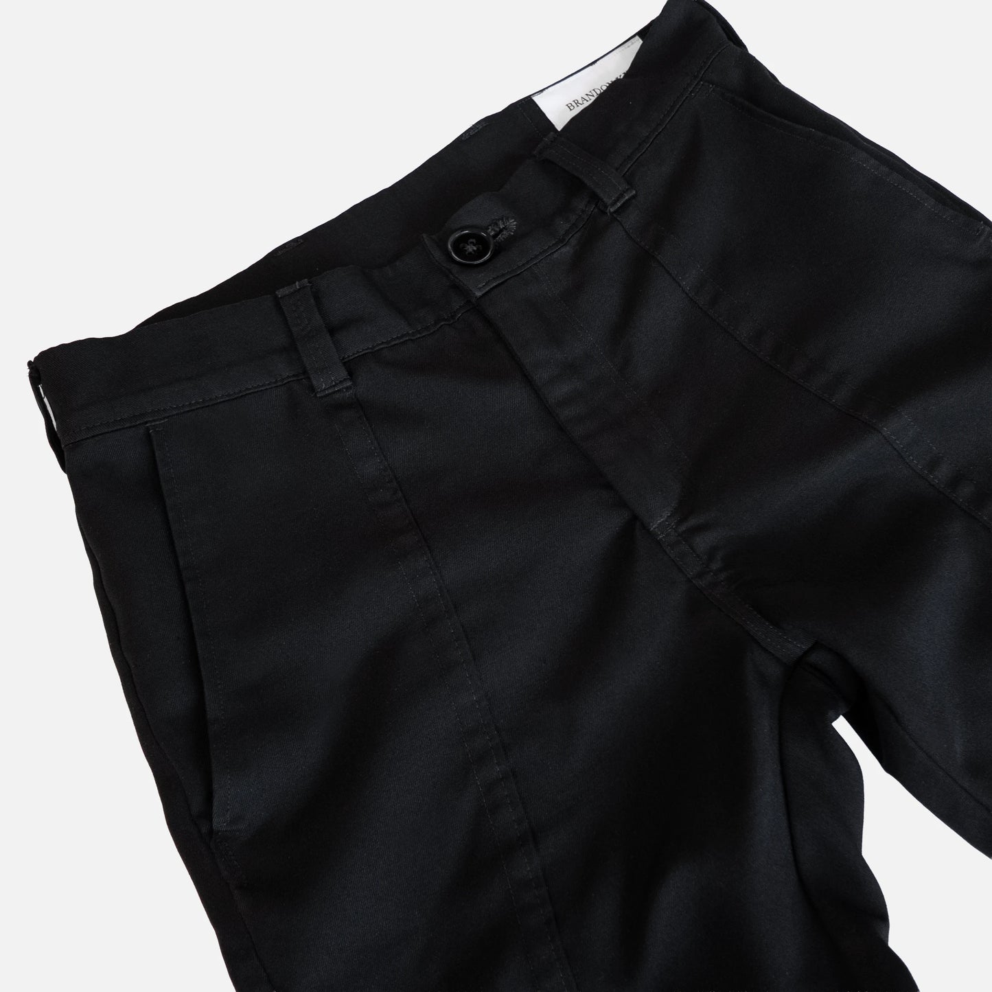 'BALLADS' CURVED SEAM SLIM-FIT FLARED DRESS PANTS
