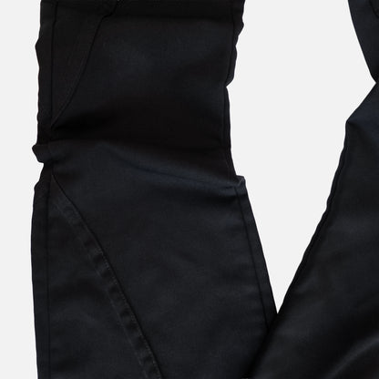 'BALLADS' CURVED SEAM SLIM-FIT FLARED DRESS PANTS