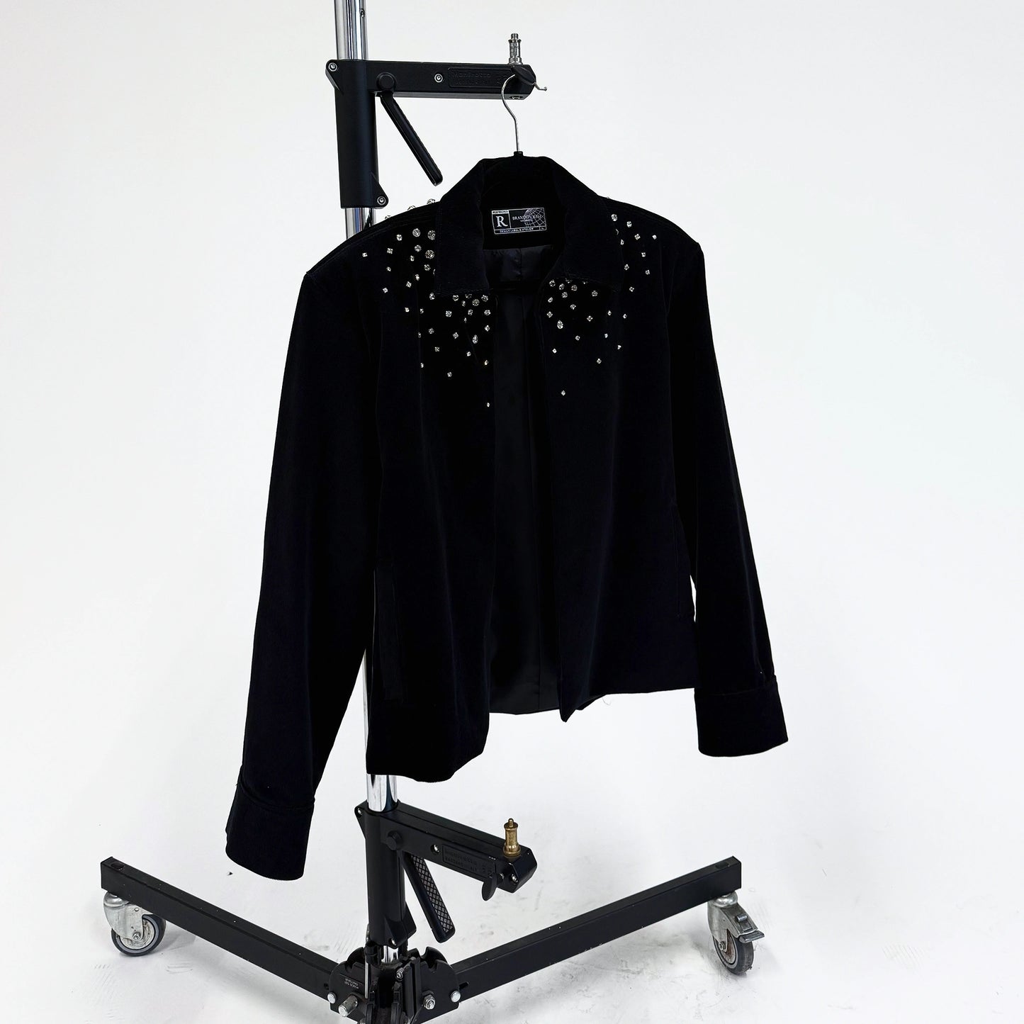 'MULHOLLAND DRIVE' CRYSTAL EMBELLISHED CORDUROY JACKET (ENQUIRY ONLY)