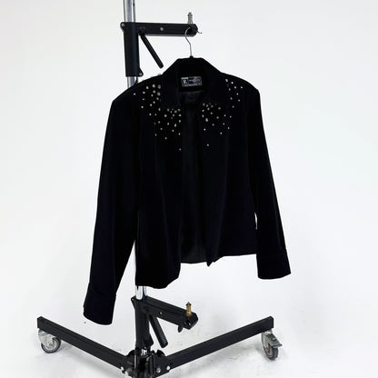 'MULHOLLAND DRIVE' CRYSTAL EMBELLISHED CORDUROY JACKET (ENQUIRY ONLY)