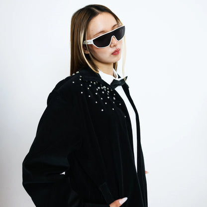 'MULHOLLAND DRIVE' CRYSTAL EMBELLISHED CORDUROY JACKET (ENQUIRY ONLY)